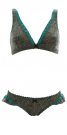 Peachie Keen green knickers and triangle bra