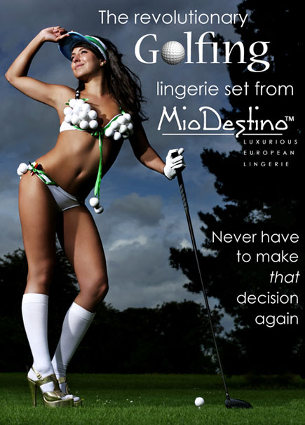 golfing lingerie set Mio Destino