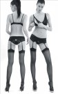 Lovely Planet Maison Close front and back suspender set