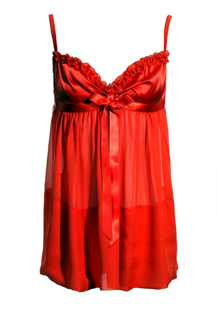 Bow front chemise FIFI CHACHNIL