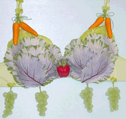 fruit and vegetables bra