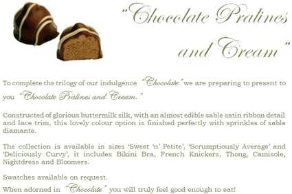 Chocolate-Pralinesand Cream PATRICK AND SKINNER