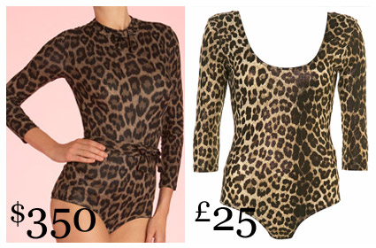 Look for Less - Leopard print bodysuit