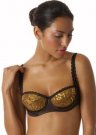 Frost French Gold sling bra with brocade cups