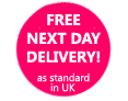 Free Delivery as standard in UK