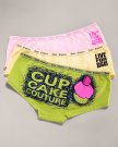 Juicy Couture Set of 3 Cupcake Couture Boyshorts